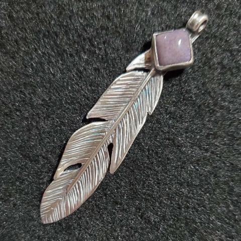 Sterling Silver Feather #5 PENDANT