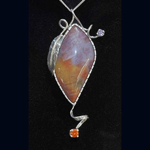 Rainbow Wood PENDANT